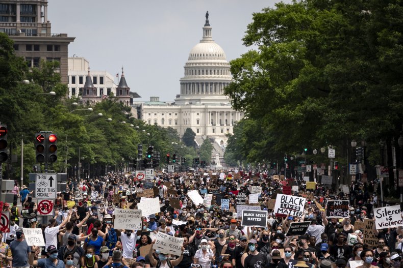 Protesters in Washington, D.C.