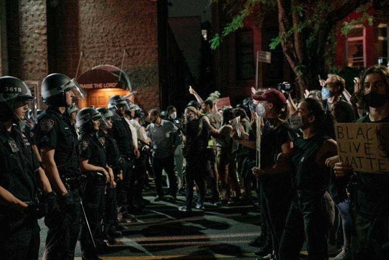 Protesters For George Floyd