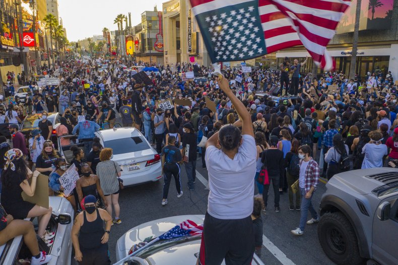 Protesters For George Floyd