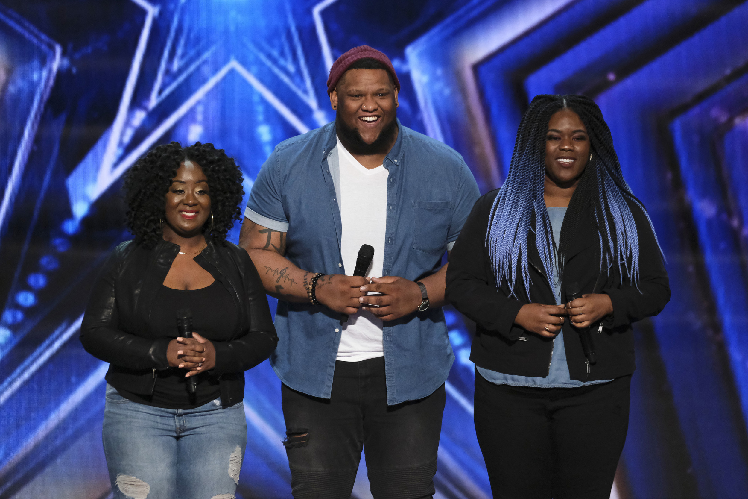 Watch Gospel Trio Get a Standing Ovation From Simon Cowell on 'America