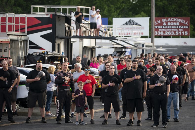 ace speedway north carolina protest
