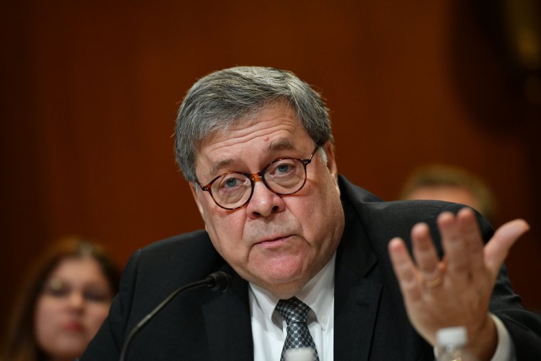 US Attorney General William Barr