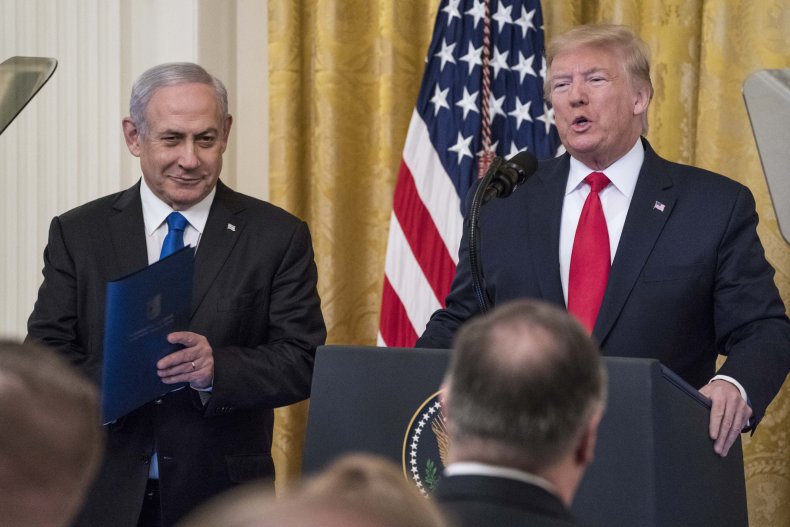President Donald Trump and Israeli Prime Minister