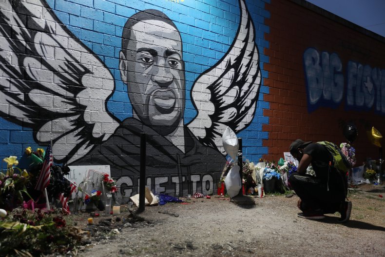 George Floyd Memorial Mural