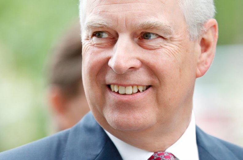 Prince Andrew at Ascot Racecourse