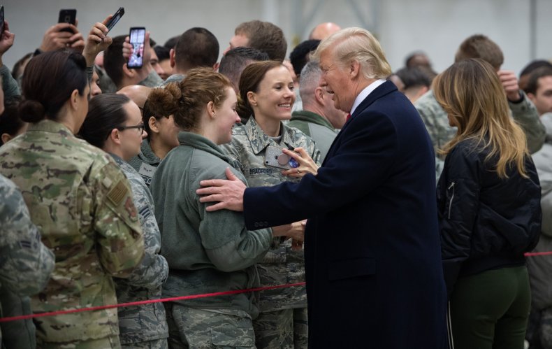 Donald Trump at Ramstein