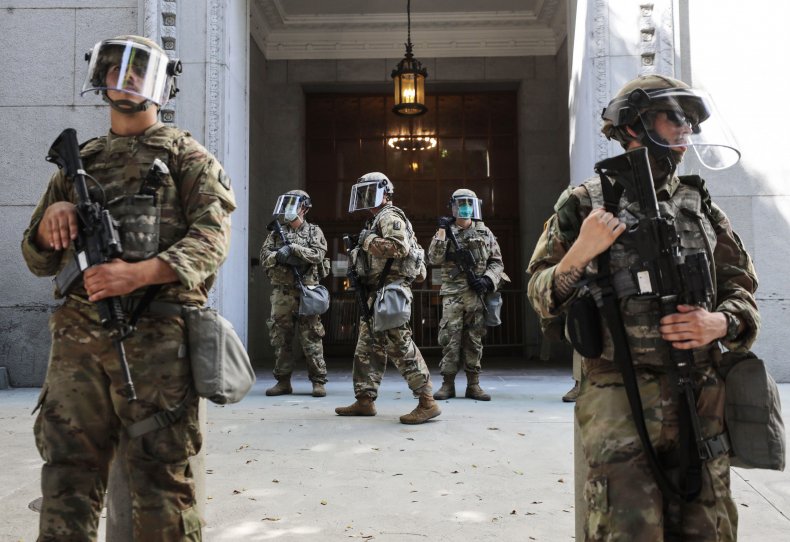 National Guard, Los Angeles, George Floyd protests