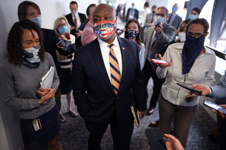 Tim Scott pushes police reform