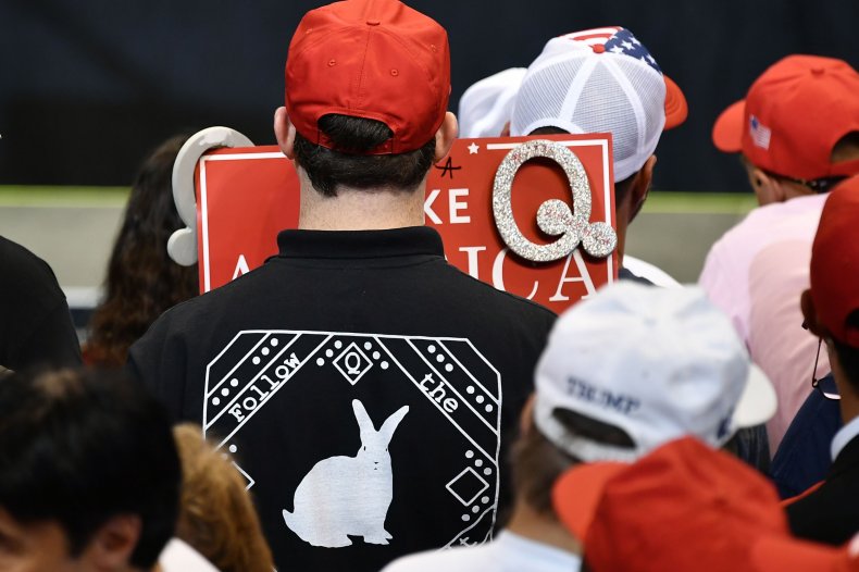 QAnon Trump Rally