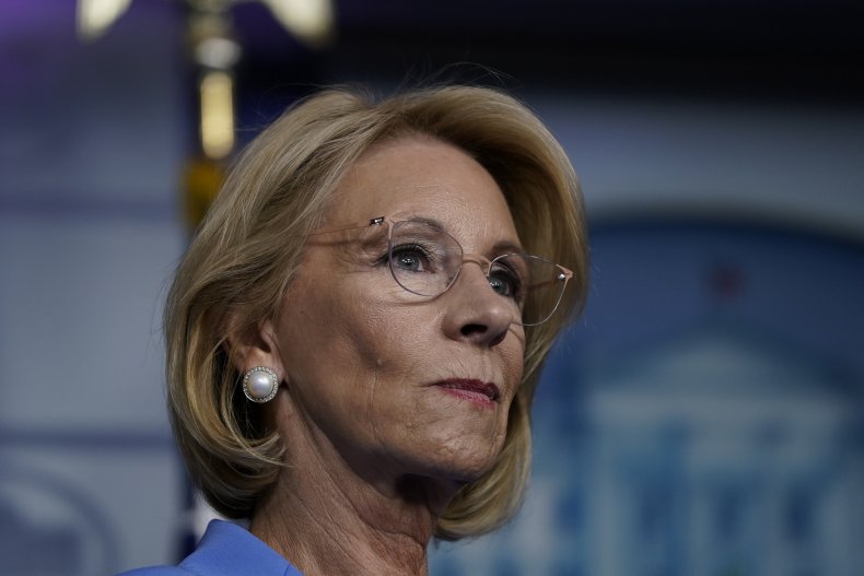 Education Secretary Betsy DeVos