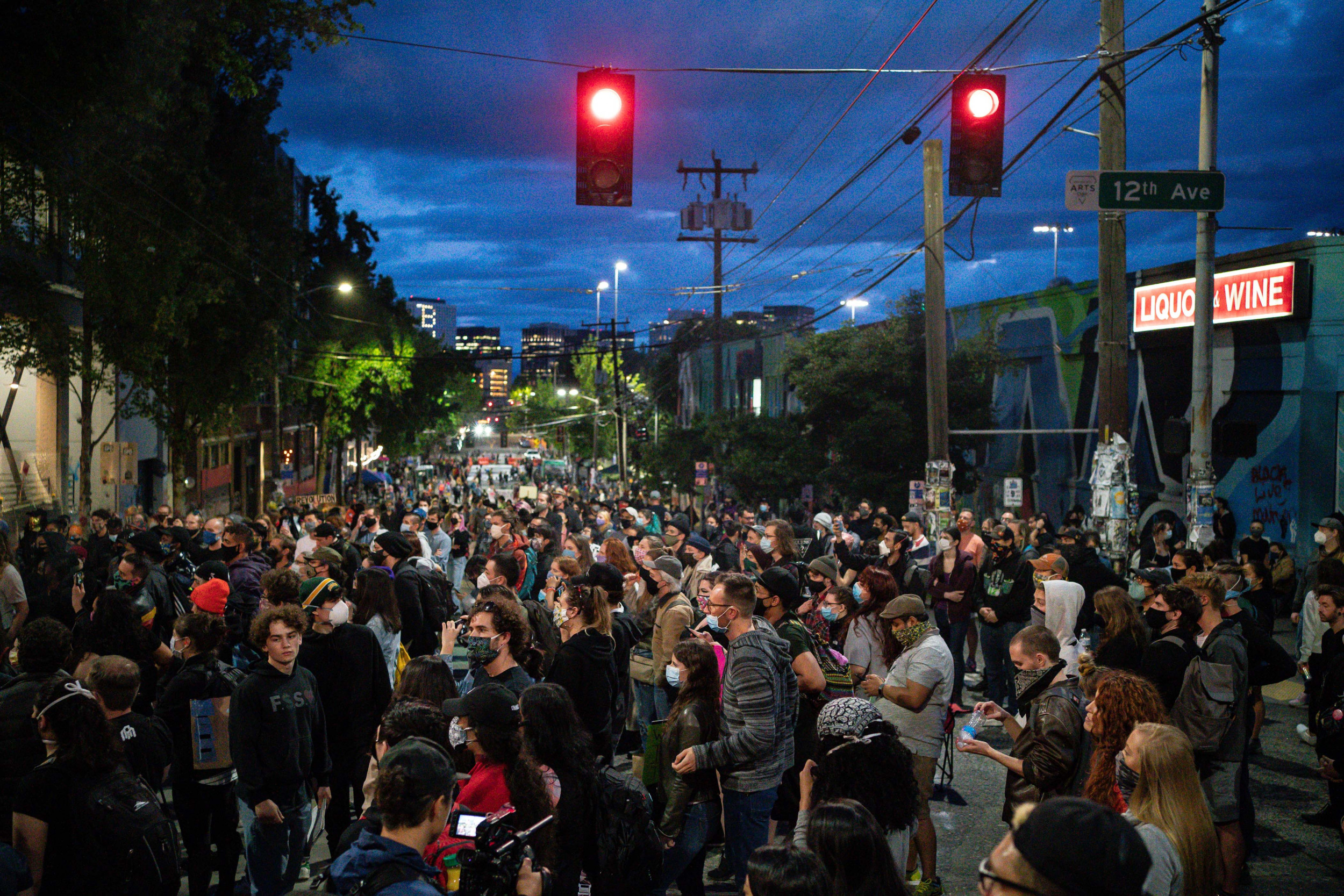 Seattle's Capitol Hill Autonomous Zone, Where Protesters Have Taken 