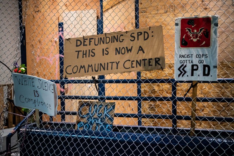 east precinct seattle signs