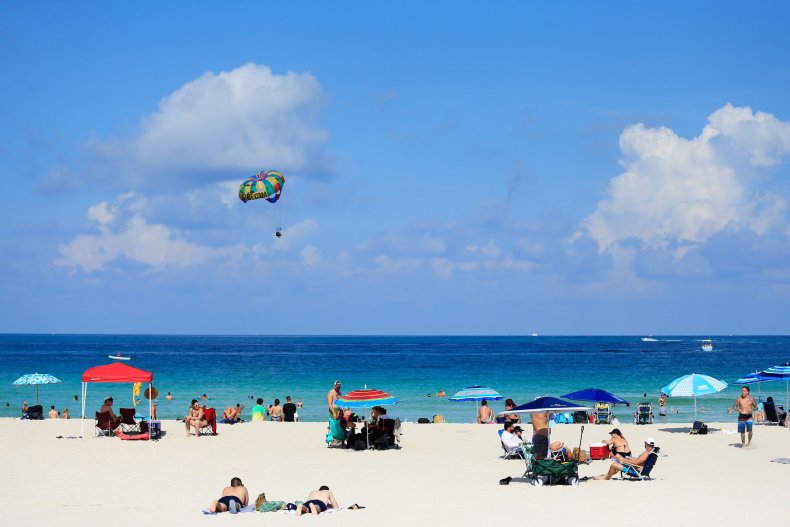 Miami beaches reopen
