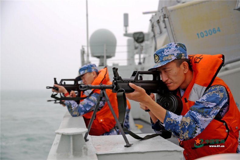 china, peoples, liberation, army, navy, training