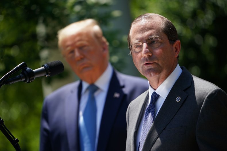 Azar and Trump
