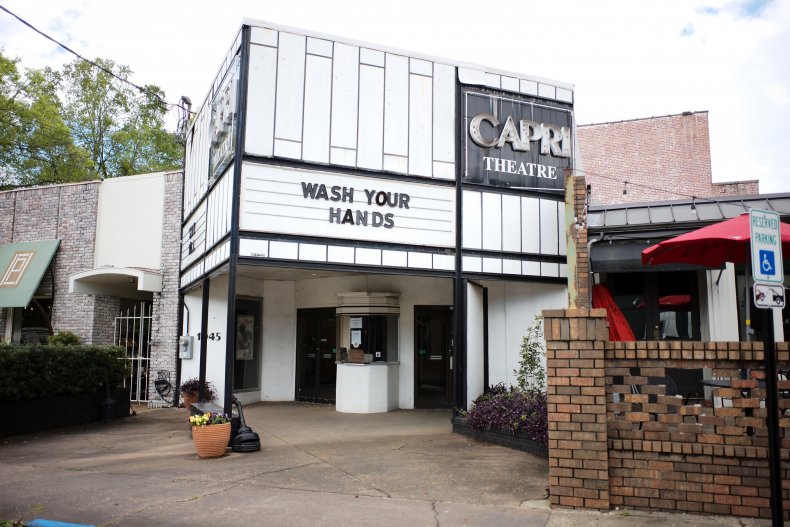 The Capri Theatre, Montgomery, Alabama, March 2020