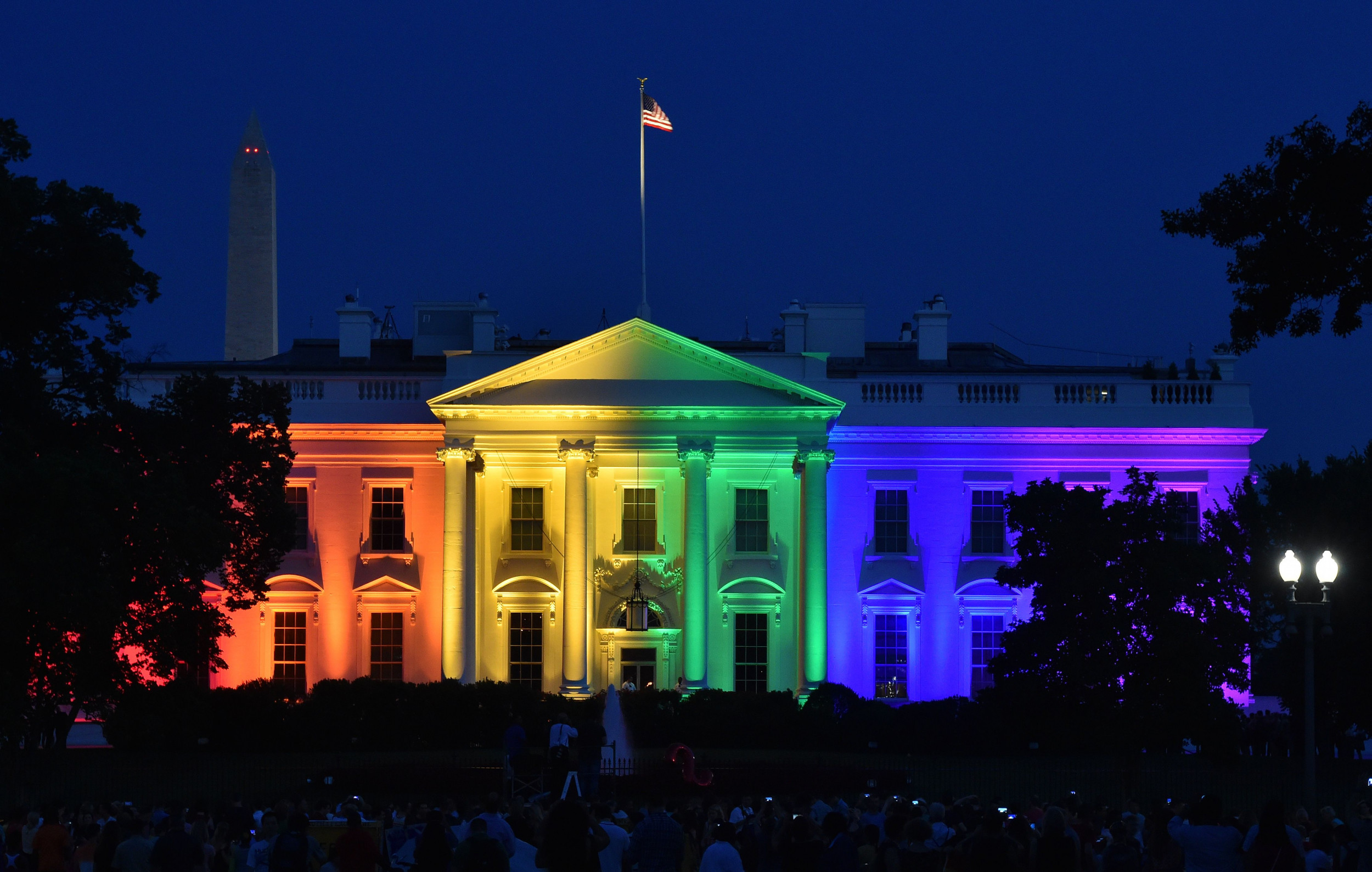 obama with gay pride flags