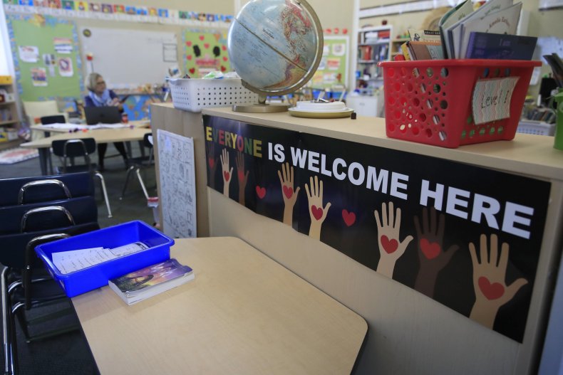 Elementary school classroom in Kentucky
