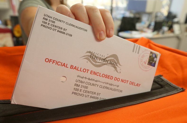 Mail-in election ballots