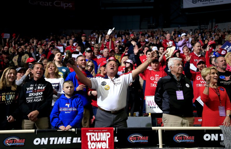 Trump Rally Audience