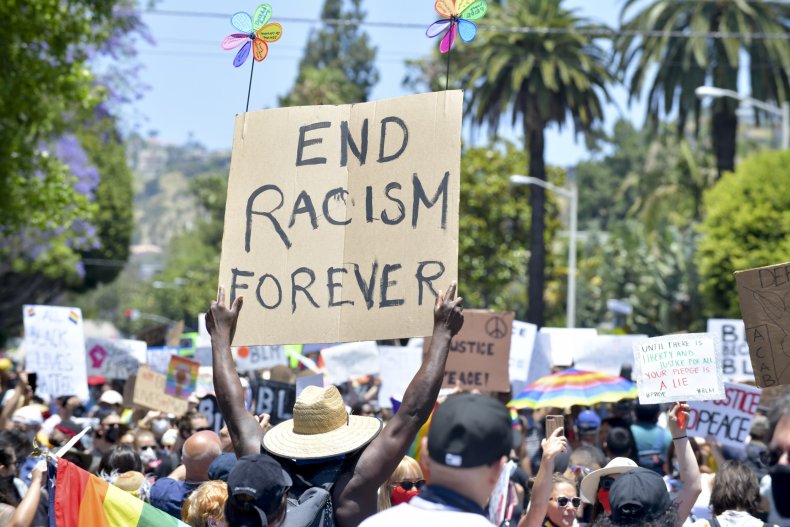 George Floyd protest Los Angeles June 2020