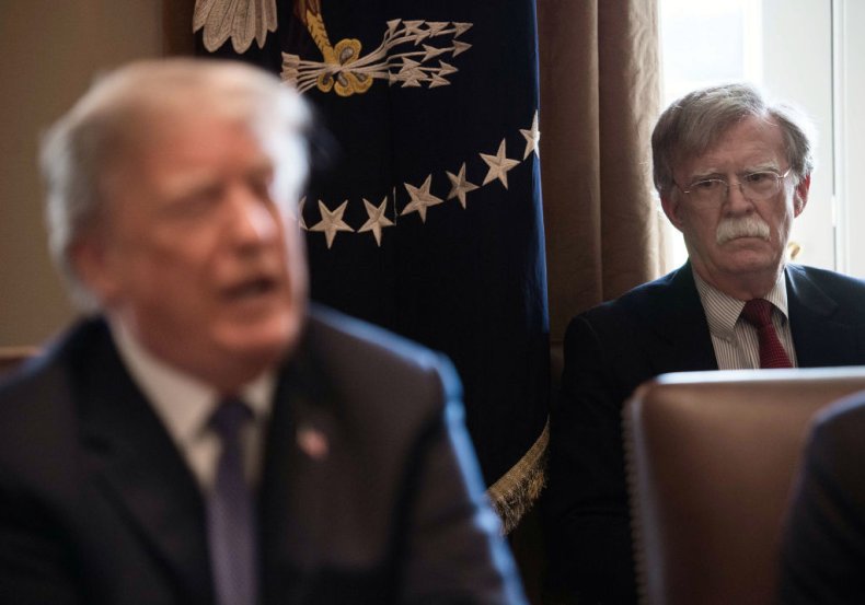 Donald Trump and John Bolton