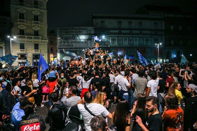 Napoli street celebrations