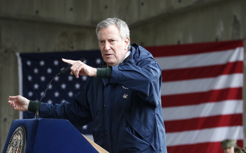 New York City Mayor Bill de Blasio