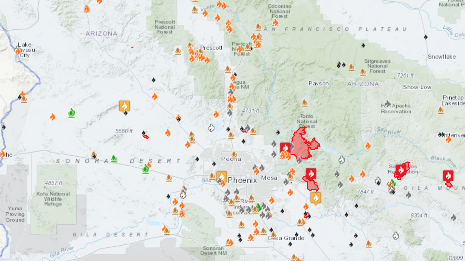 Current Wildfires In Arizona 2021 bmpname