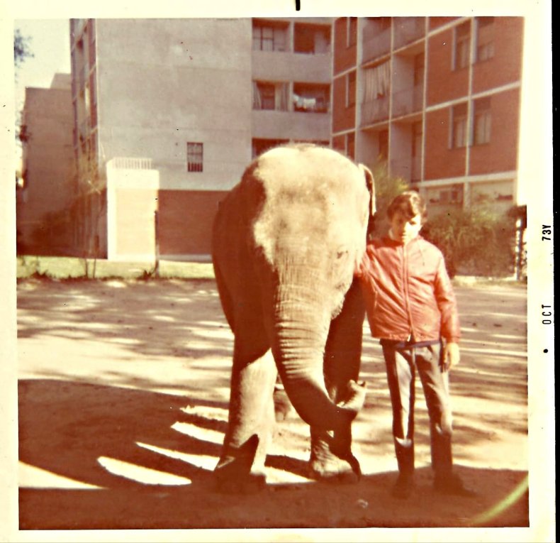 Cesar Gribaudo with Mara