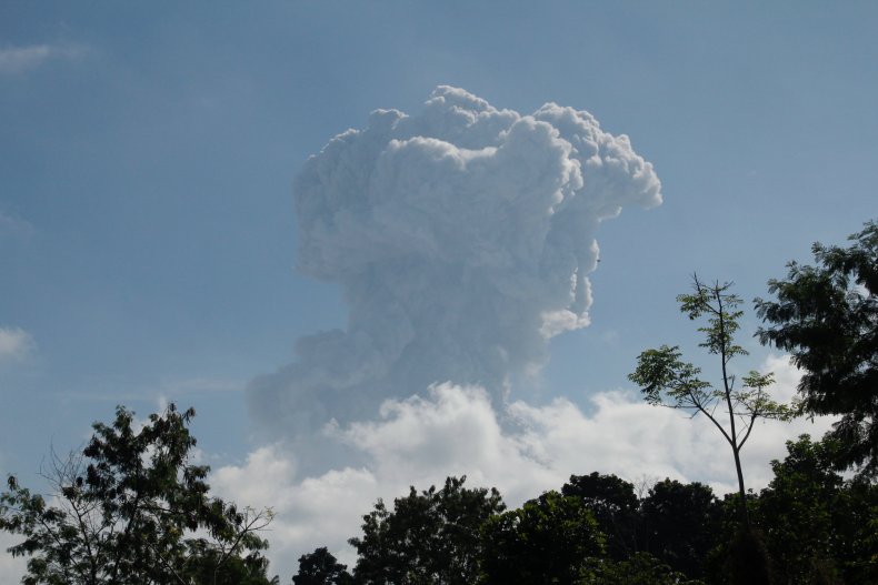 Mount Merapi eruption, Indonesia