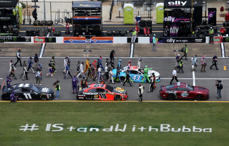 Bubba Wallace at Talladega