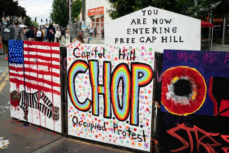 So-called "Capitol Hill Autonomous Zone" in Seattle