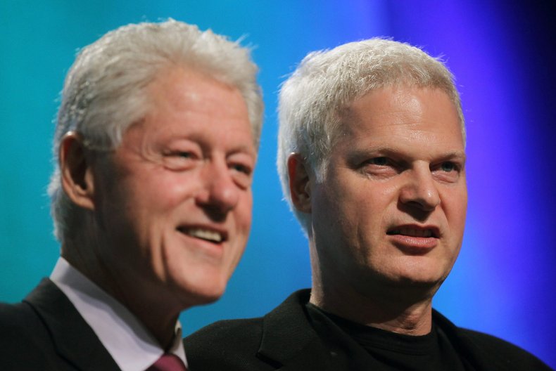 Bill Clinton and Steve Bing