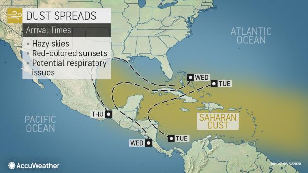 Giant Sahara Dust Cloud Map: Where Is the Weather Phenomenon Headed in 