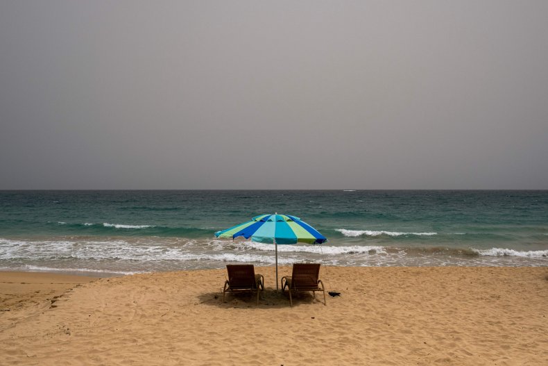 Saharan dust, San Juan, Puerto Rico