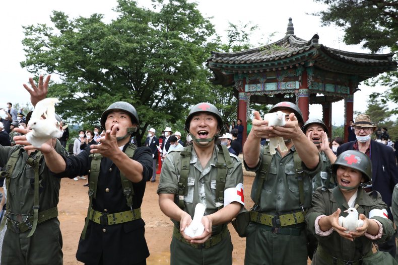 south, north, korea, war, anniversary, peace