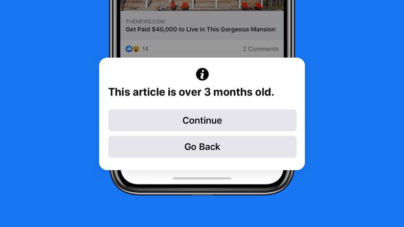 Facebook notification