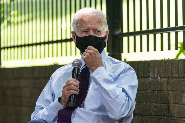 Presumptive Democratic presidential nominee Joe Biden