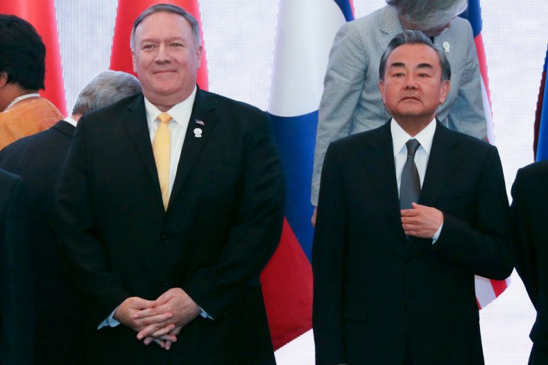 mike pompeo china wang yi
