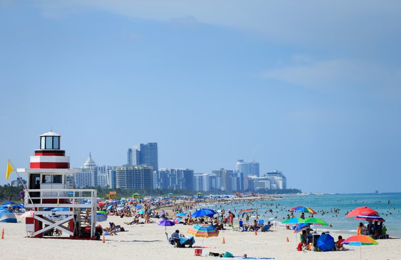 South Beach Miami Beach Florida June 2020