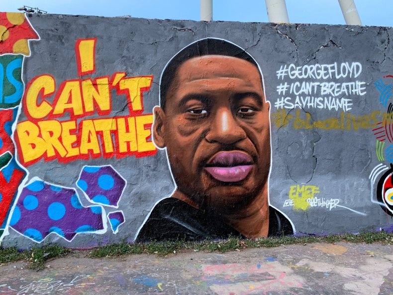 George Floyd mural