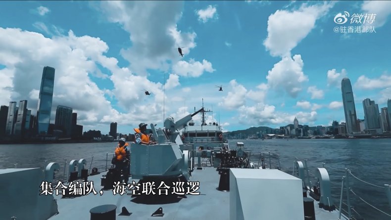 china, peoples, liberation, army, hong, kong