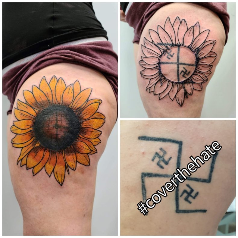 Tattoo, cover the hate, anti-racism