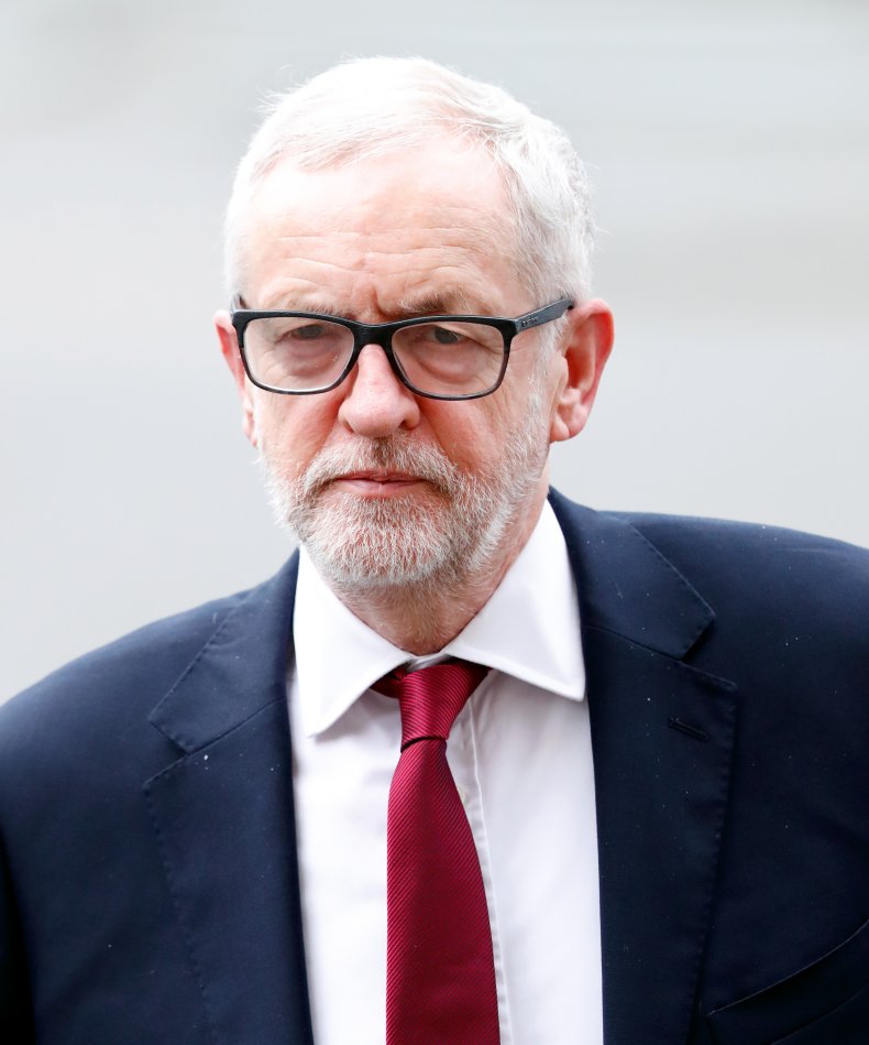 Former British Labour Party Leader Jeremy Corbyn