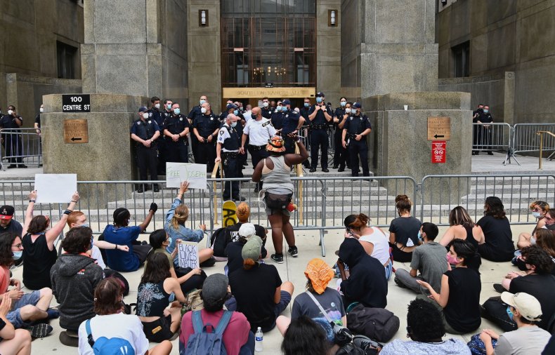 A Black Lives Matter Protest in NYC