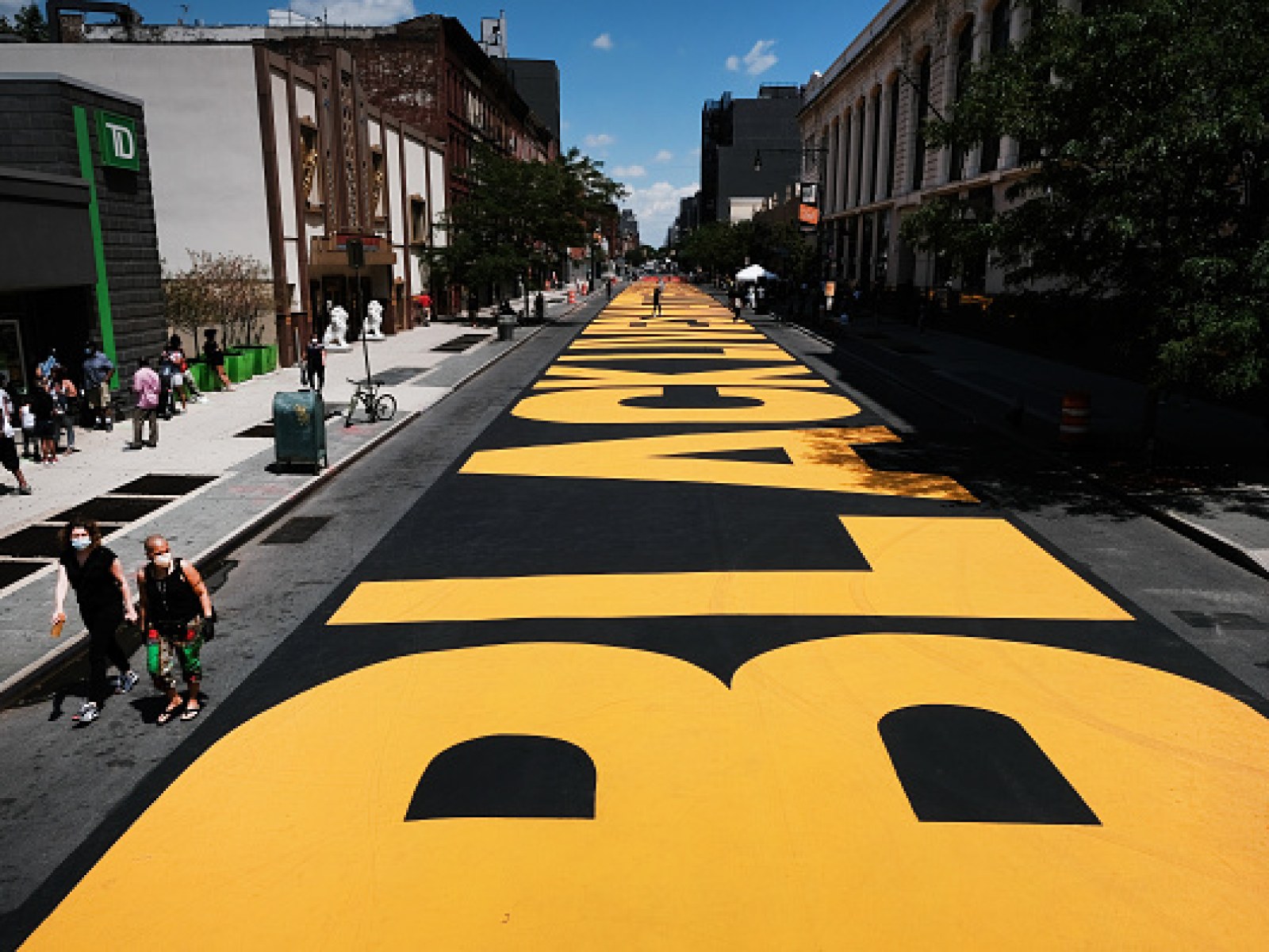 Donald Trump Calls Nyc Black Lives Matter Street Painting A