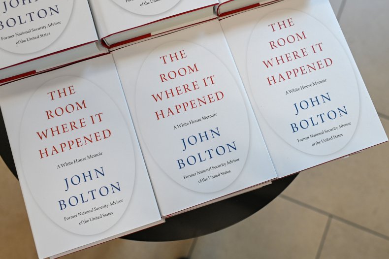 JOhn Bolton, book, sales, Donald Trump