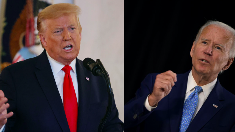 Donald Trump and Joe Biden