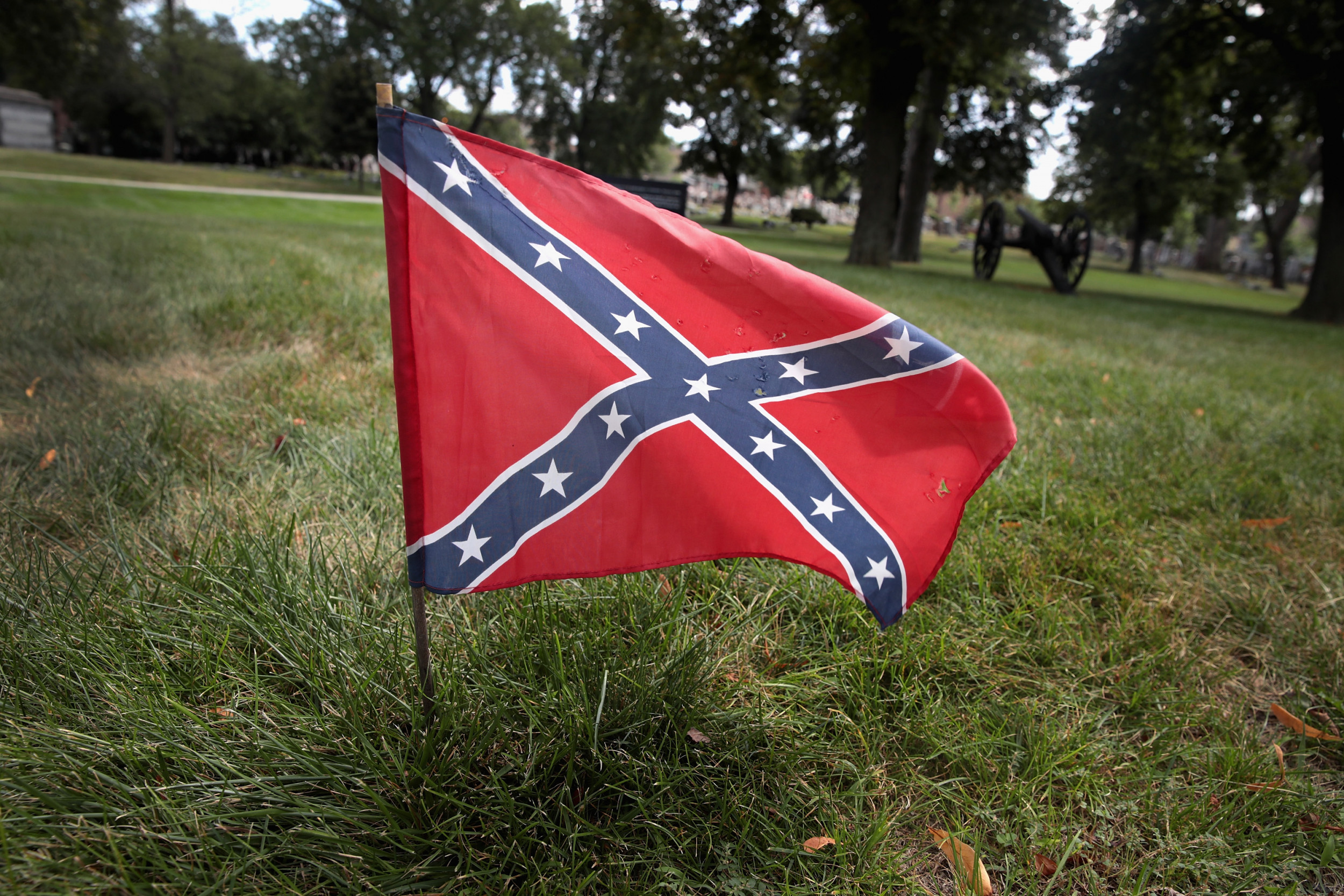 Confederate cemetery in Georgia vandalized, 'Stop Racism' written...